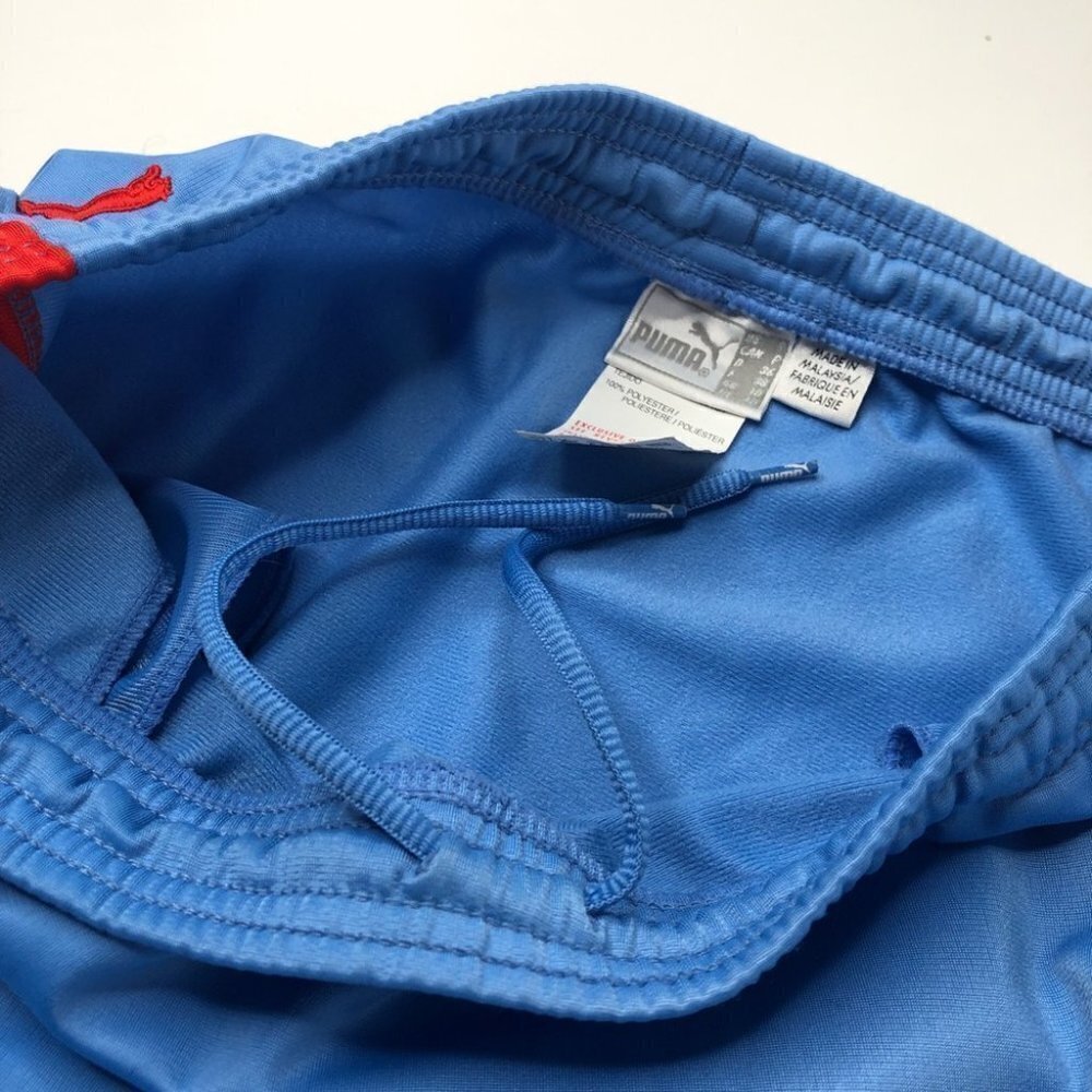 PUMA Active Sporty Shiny Blue & Red Stretchy Athletic Elastic Waist Sporty Skirt - Picture 12 of 16
